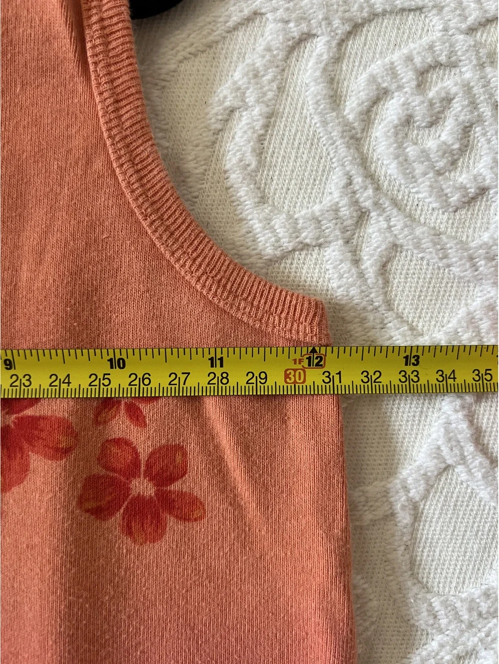 Vintage Y2K Girls Gap Orange Red Ombré Floral Detail Dress